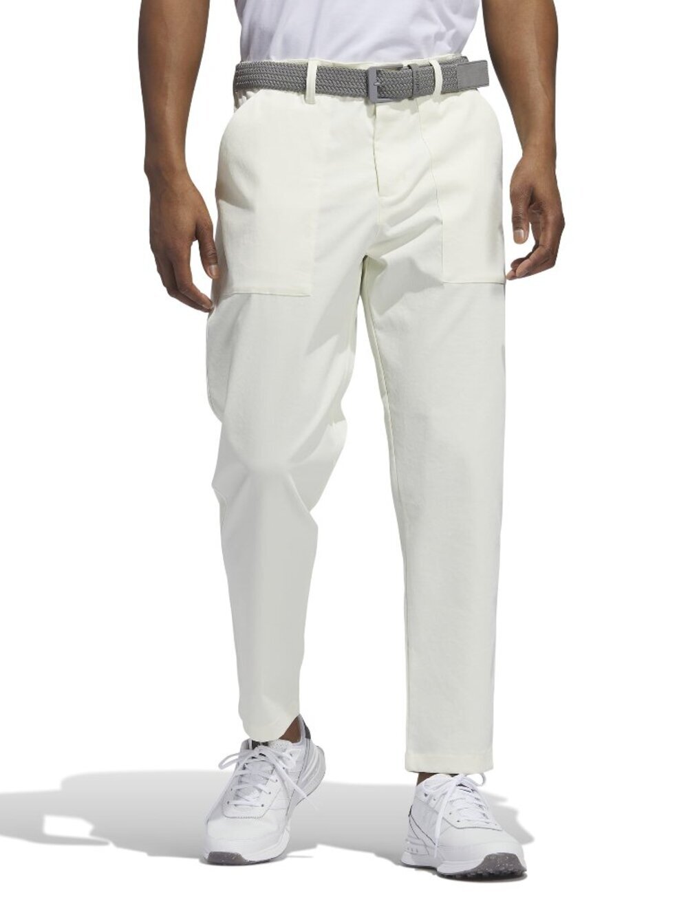 NWT New $110 Adidas Men's Golf Go-To Progressive Pants In Ivory Size 32 x 34